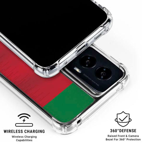 Portugal Soccer Flag Moto G Power 5G (2024) Clear Case